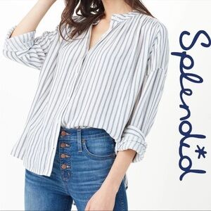 Splendid stripe button down